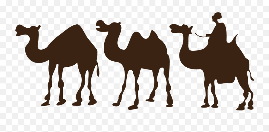 Camel Desert Drawing Clip Art - Camel Silhouette Png Emoji,Camel Transparent Background
