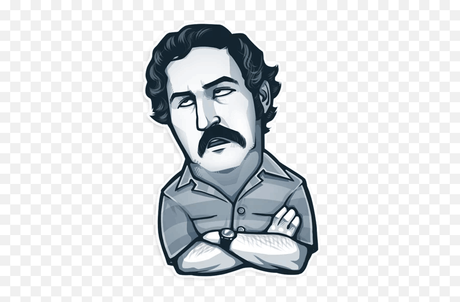 Escobar Telegram Stickers Sticker Search Emoji,Pablo Escobar Png