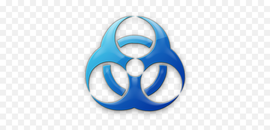 Biohazard Symbol Blue - Clipart Best Clipart Best Emoji,Biohazard Clipart