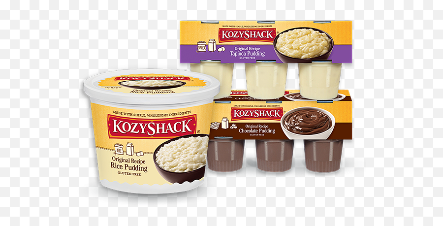 Kozy Shack Gluten Free Puddings Emoji,Pudding Png