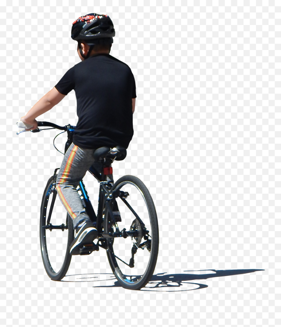 Download Hd Person On Bike Png - People On Bike Png Emoji,People Biking Png