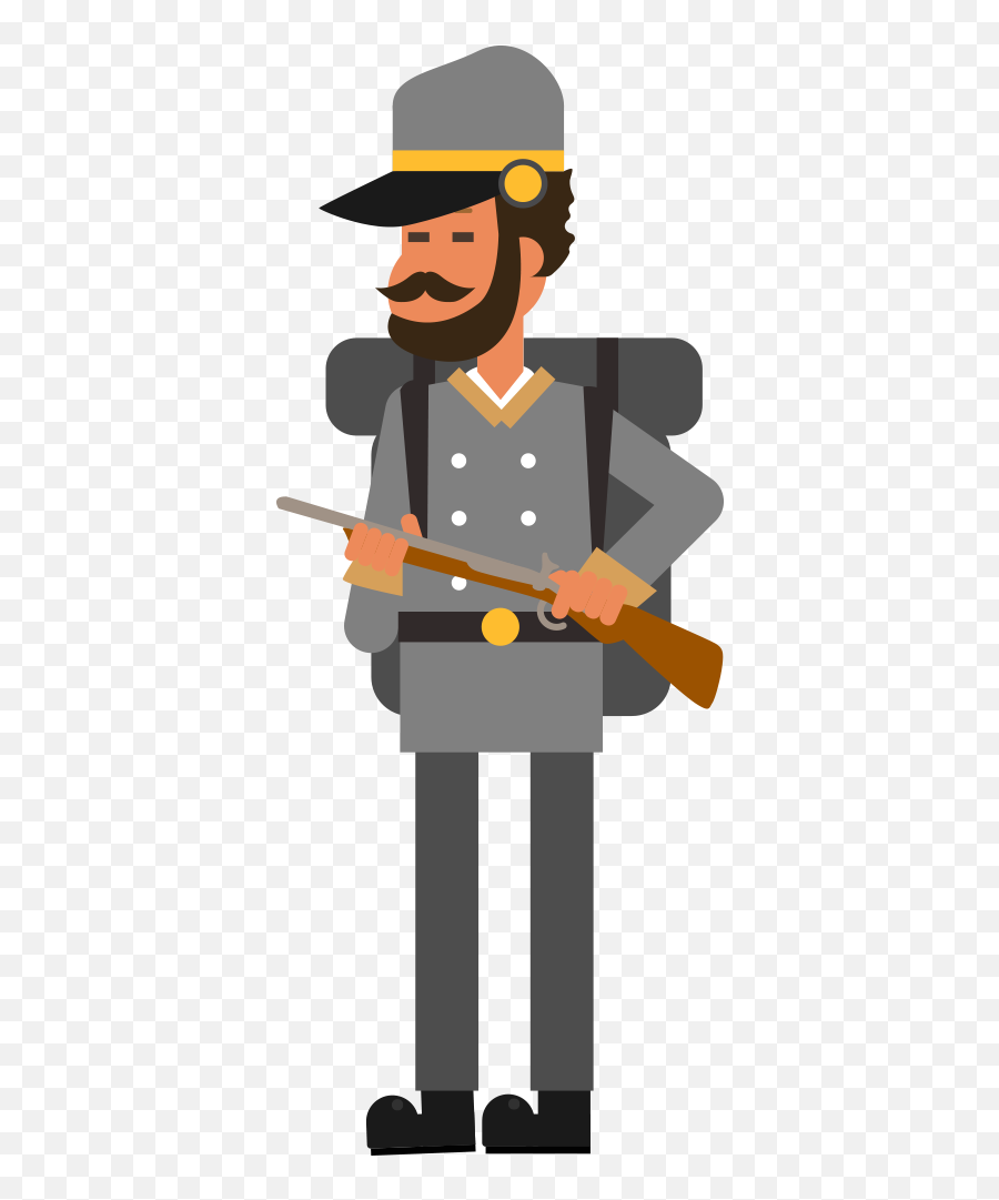 Buncee - Florida Acquisition Emoji,Civil War Soldier Clipart