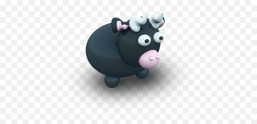 Cute Black Bull Icon Png Clipart Image Iconbugcom - Gloucester Road Tube Station Emoji,Bull Clipart