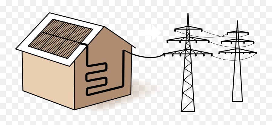 Saving House Electricity Clipart - Electricity To House Clipart Png Emoji,Electricity Clipart