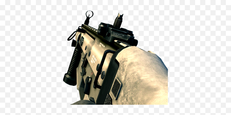 Call Of Duty Weapons In Png On Transparent Background - Cod Mw2 Scar H Emoji,Gun Transparent Background