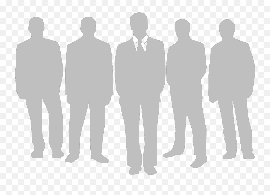 Black Man In Suit - Men In Suits Clipart Png Hd Png People Silhouette Grey Png Emoji,Black Man Clipart