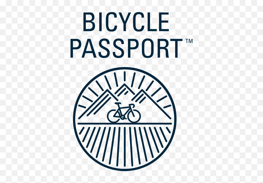 Bicycle Passport Colorado Cycling Adventure Travel Emoji,Bicycle Logo