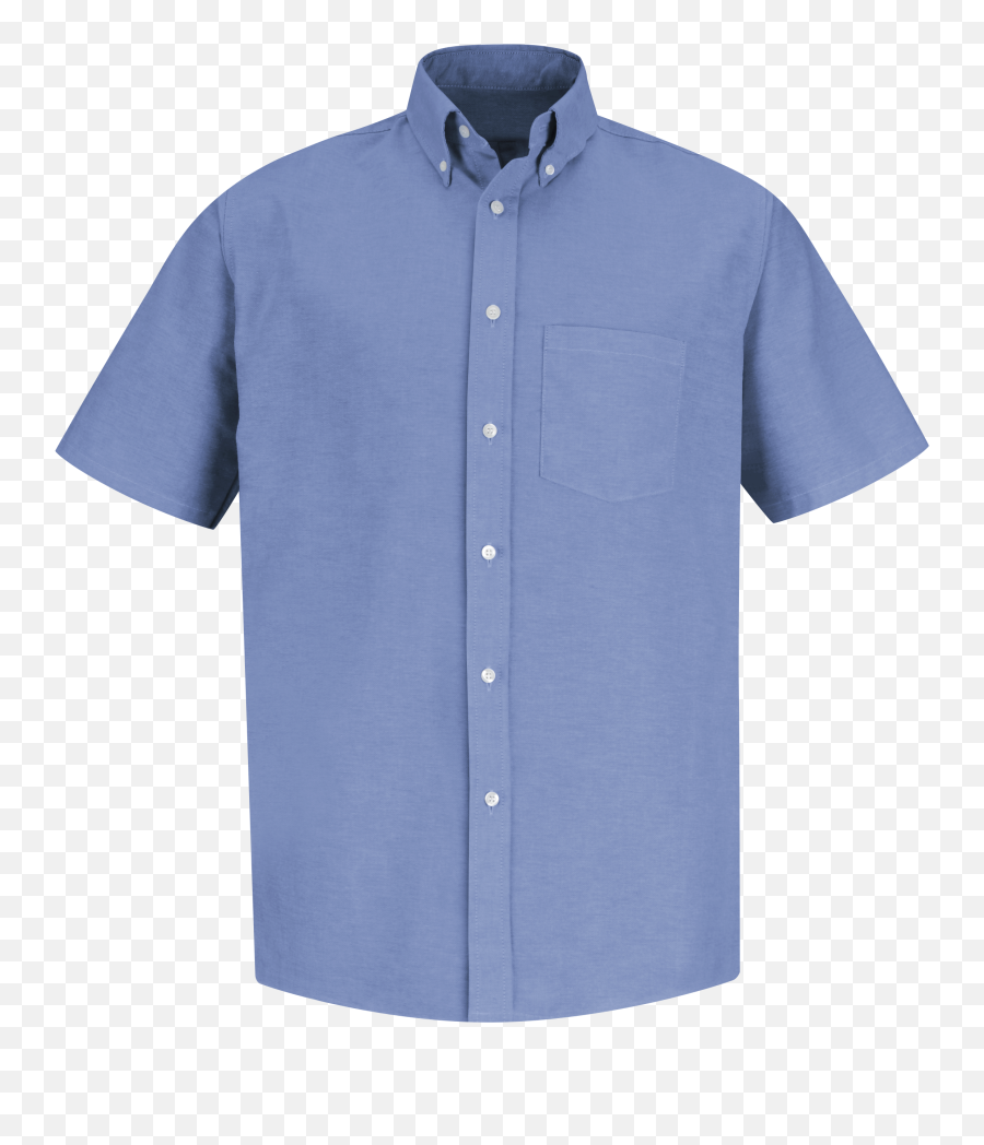 Mens Short Sleeve Executive Oxford - Short Sleeve Work Shirt Mens Emoji,Red Shirt Png