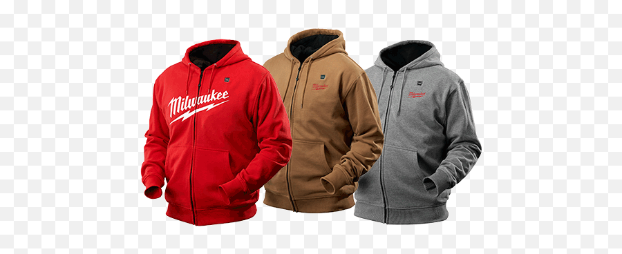 Heated Hoodies - Milwaukee Heated Hoodie Emoji,Milwaukee Tools Logo