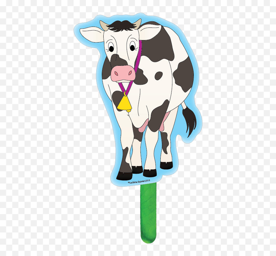 Activity Preview - Stick Puppet Of Cow Emoji,Puppets Clipart