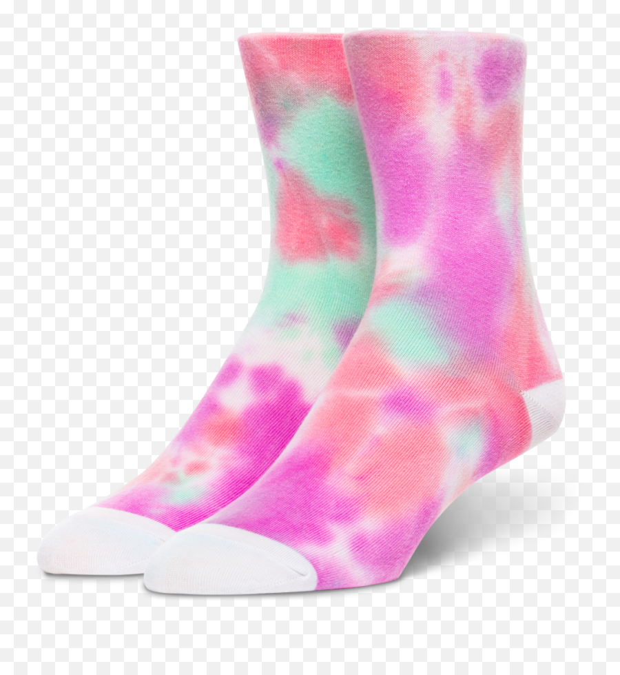 Happy Cloud Tie Dye Crew Socks Clipart - Full Size Clipart Girly Emoji,Tie Dye Clipart