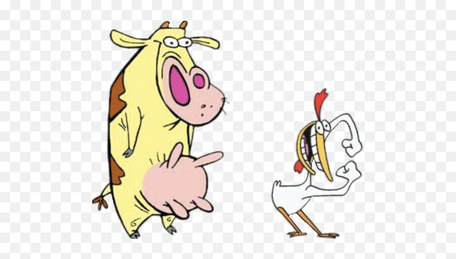Check Out This Transparent Cow And Chicken Ready Png Image - Draw Cow And Chicken Emoji,Chicken Transparent Background