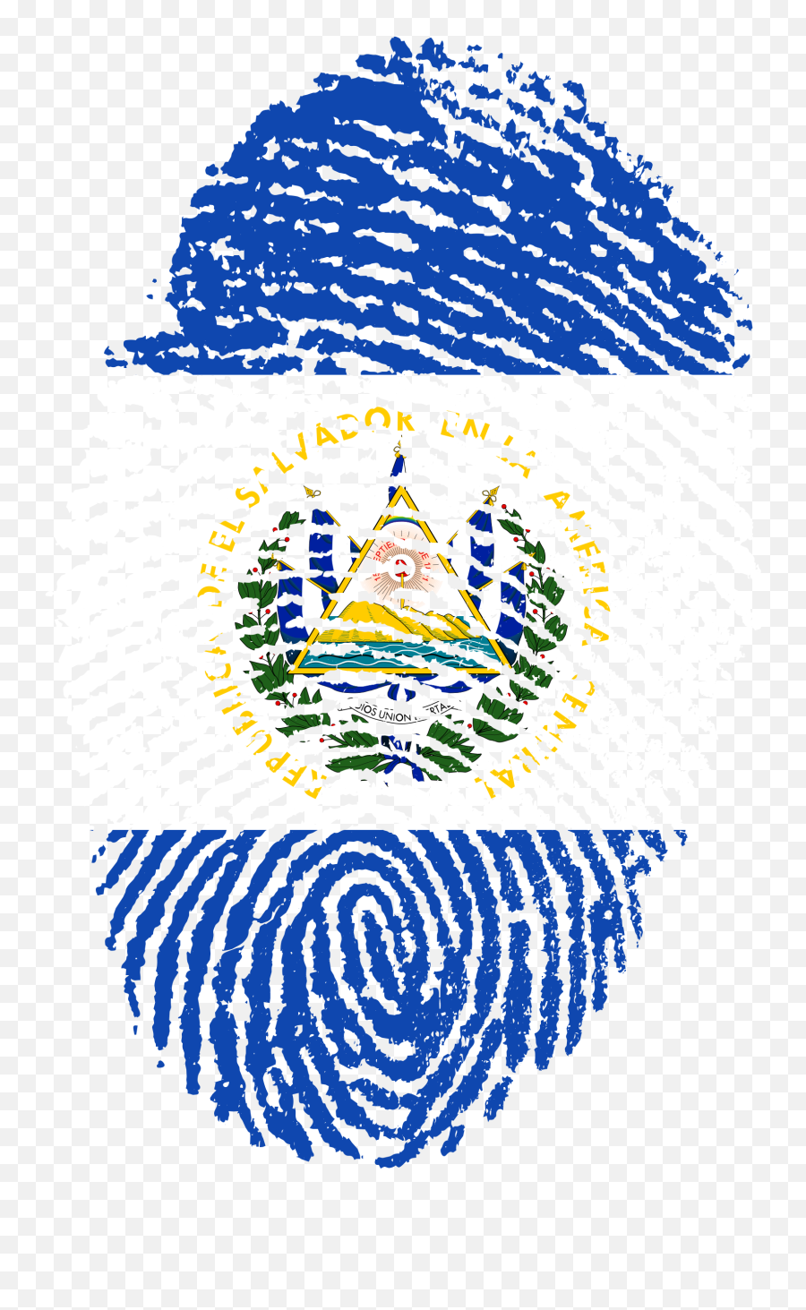 El - Huellas De El Salvador Emoji,El Salvador Flag Png