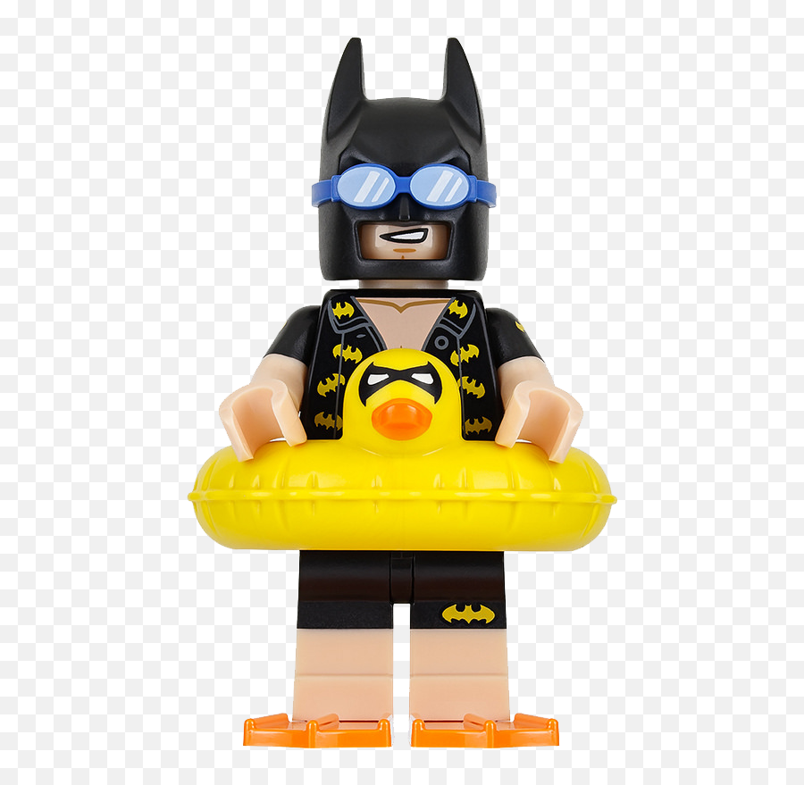 Minifigure Lego Batman Going To The Pool Clipart - Lego Minifigure Without Background Emoji,Pool Clipart