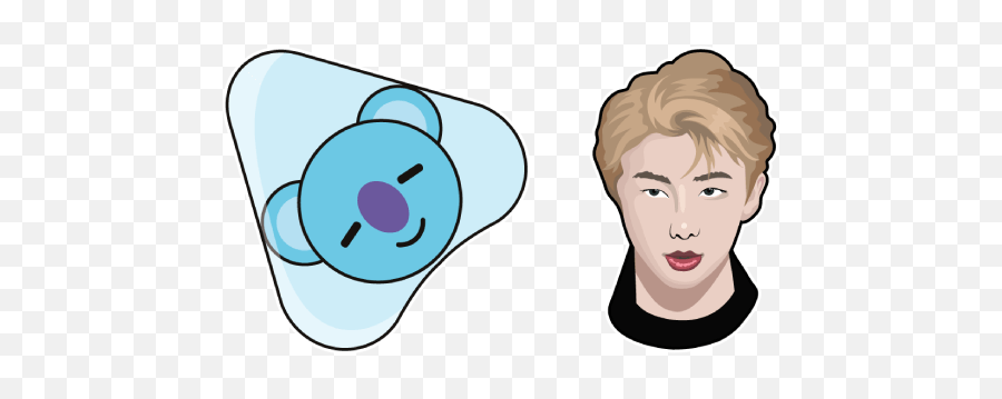 Bts Rm Cursor U2013 Custom Cursor - Bts Mouse Cursor Emoji,Bt21 Logo