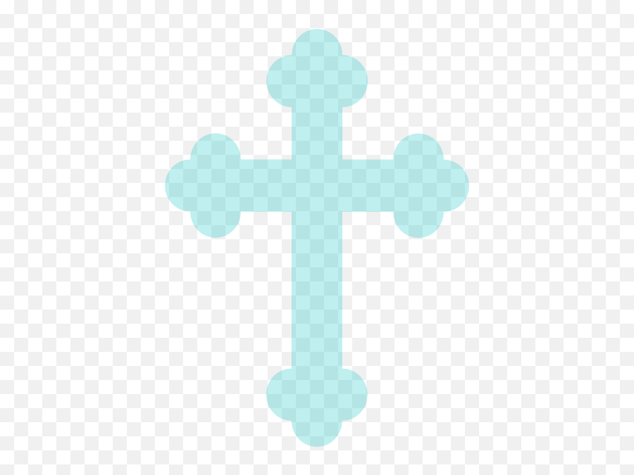 Christening Cross Clip Art At Clkercom - Vector Clip Art Baby Boy Cross For Christening Emoji,Cross Png