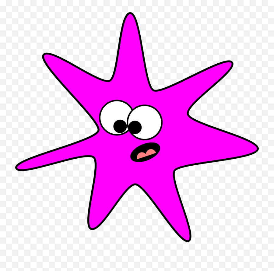 Purple Stars Clipart - Star Public Domain Transparent Crazy Star Clip Art Emoji,Stars Clipart