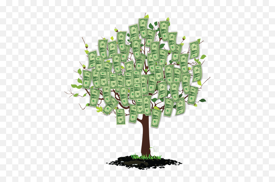 Download Png Library Money Tree Clipart - Seasonal Tree Emoji,To Shower Clipart