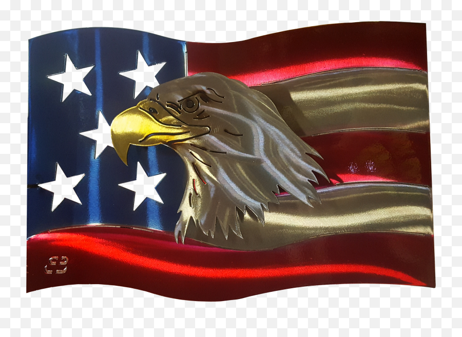 Eagle Us Flag Wall Hanging Emoji,American Flag Eagle Png