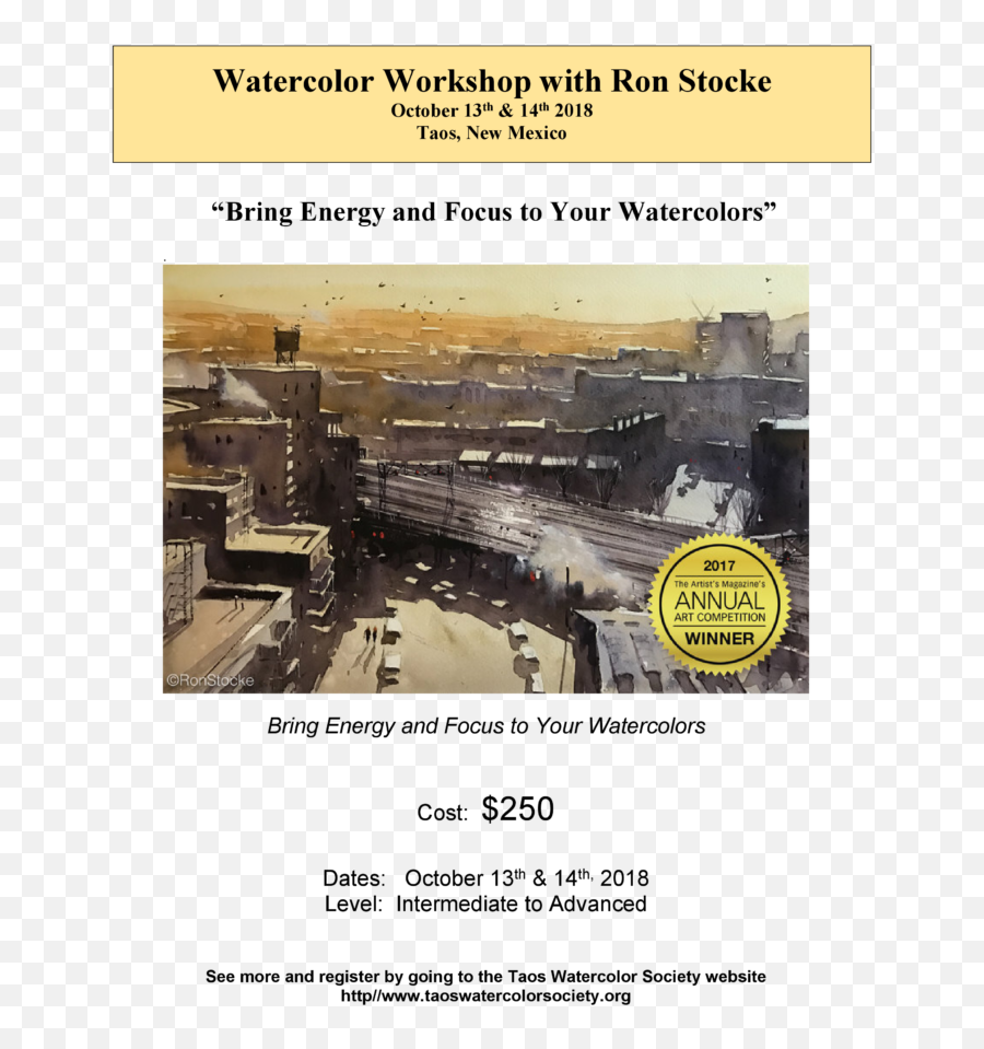 Download Register For Your Spot In The Upcoming Ron Stocke Emoji,Transparent Watercolor Society