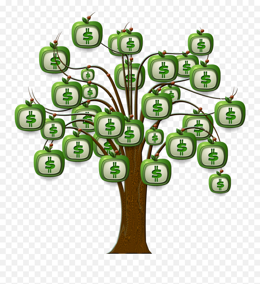 Download Binary Moneytree Dollar Tree Finance Option Hq Png Emoji,Clipart Of Money