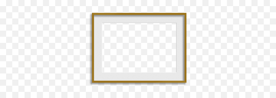 Metallic Frame Gorgeous Gold U2013 Posterjack Usa Emoji,White Square Outline Png