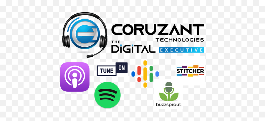 Podcasts - Coruzant Technologies Buzzsprout Emoji,Podcast Logo