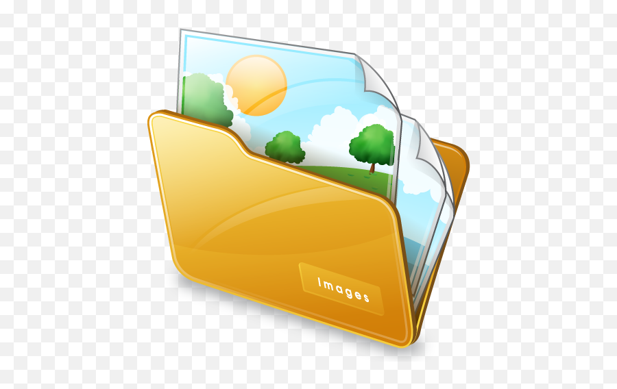 Folder Png Hd - Folder Of Picture Png Emoji,Folder Png