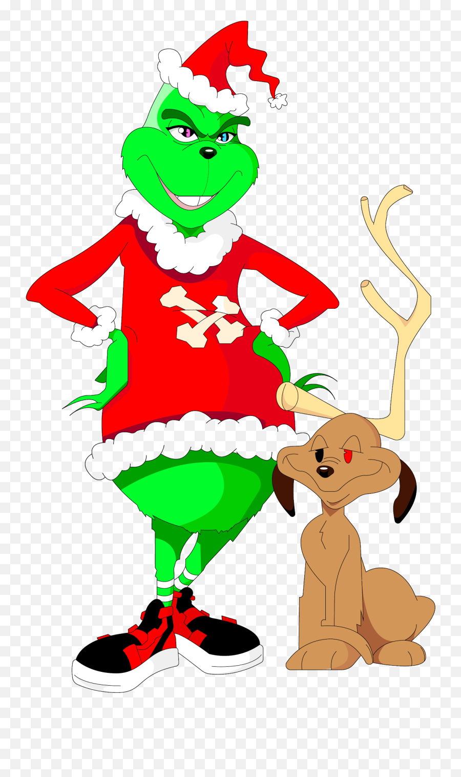 Image Of The Grinch - Grinch Transparent Clipart Png Emoji,Grinch Clipart