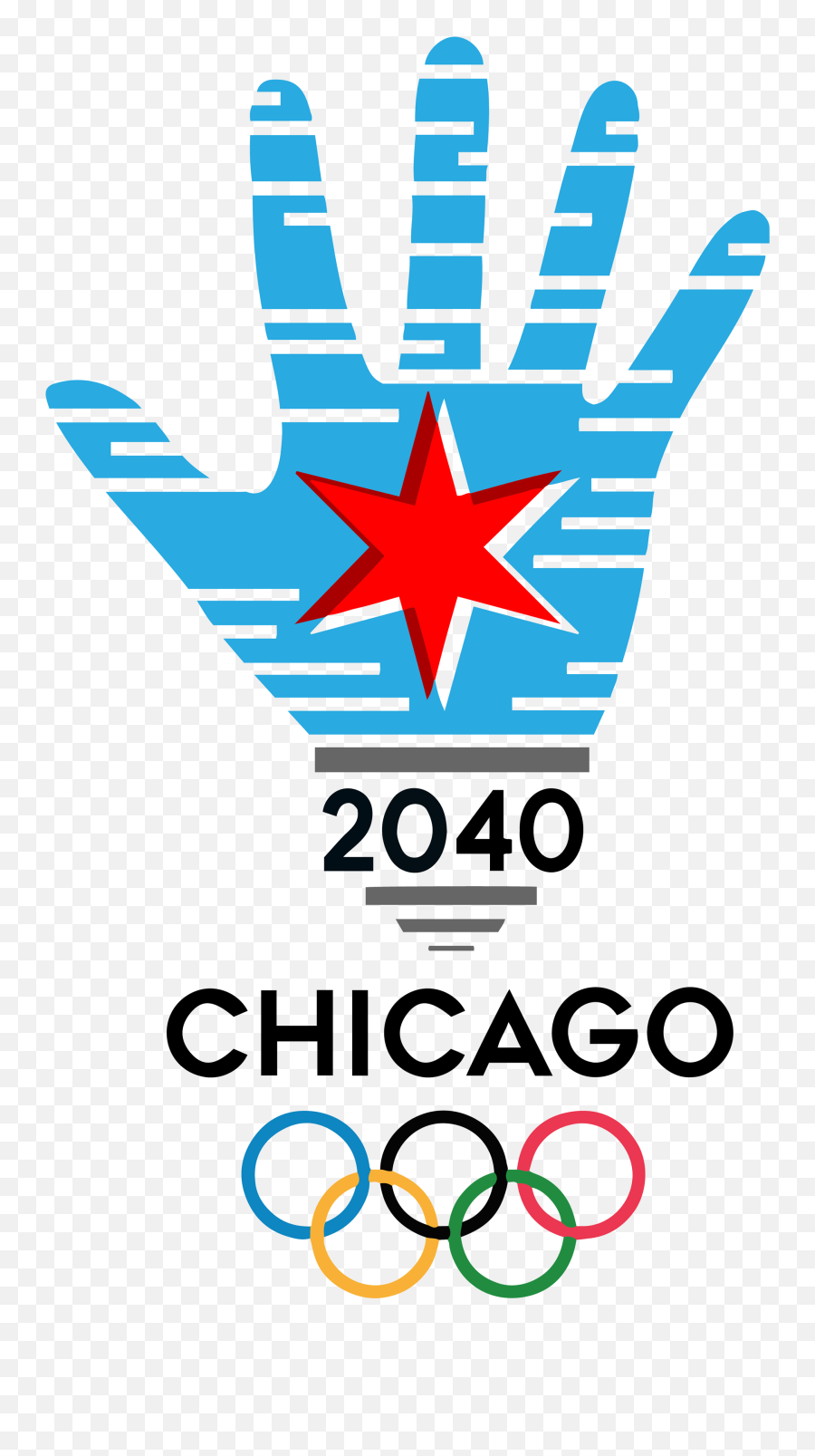 Chicago 2040 Olympic Logo - Chicago Olympic Logo Emoji,Olympics Logo