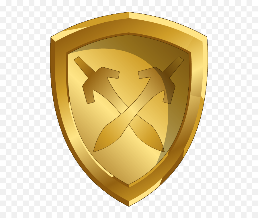 Sword Master Emblem G - Golden Sword Logo Png Emoji,Sword Logo