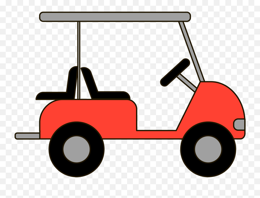 Golf Cart Clipart Free Download Transparent Png Creazilla - For Golf Emoji,Golf Clubs Clipart