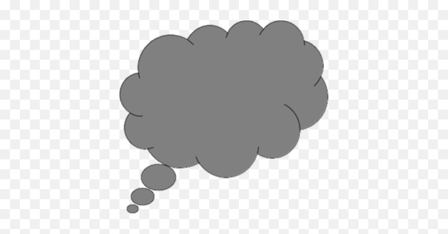 Smoke Thinking Cloud - Roblox Dot Emoji,Smoke Cloud Png