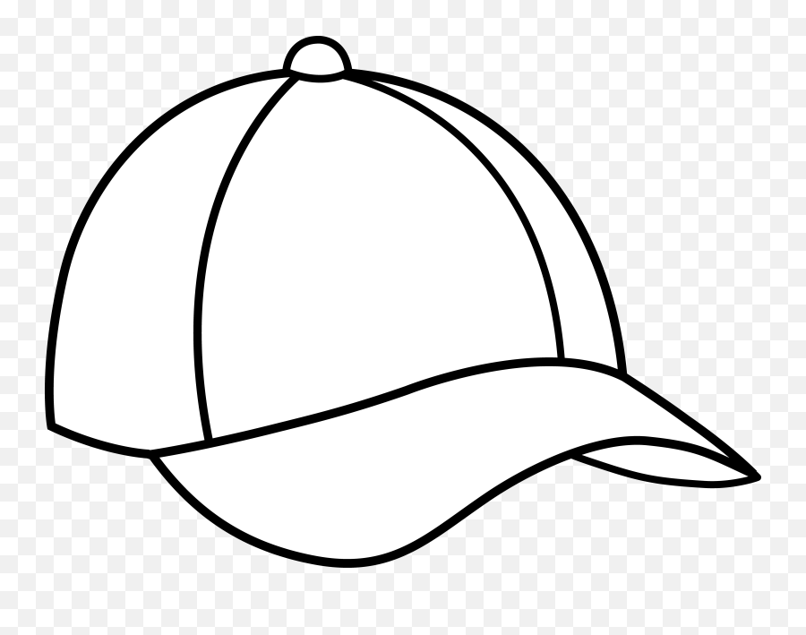 Baseball Black And White Black And White Baseball Clipart - Baseball Cap Clip Art Emoji,Baseball Clipart