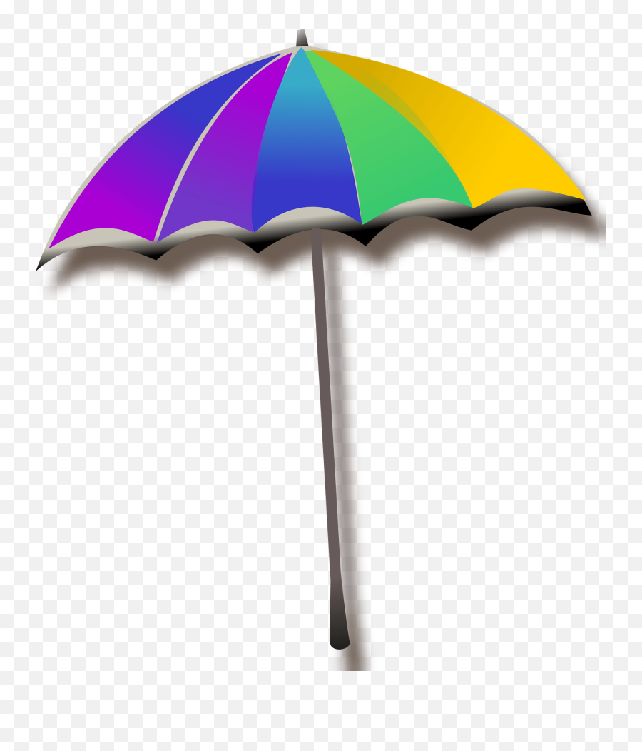 Colorful Umbrella Clipart Free Download Transparent Png - Animated Umbrella Png Emoji,Rainy Days Clipart