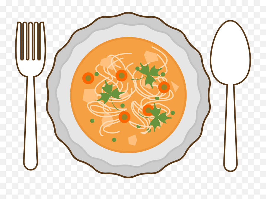 Bowl Soup Clipart Free Download Transparent Png Creazilla - Fork Emoji,Soup Clipart