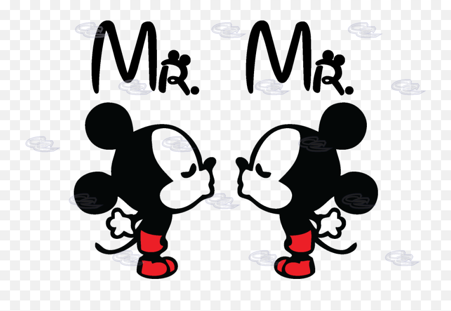 Kiss Clipart Mickey Mouse Emoji,Beso Png