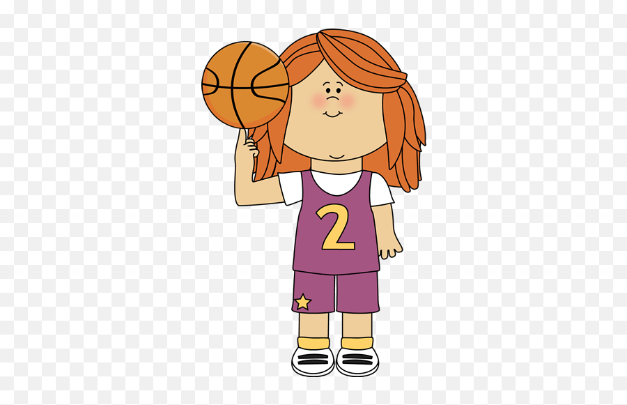 Free Basketball Player Cliparts Download Free Clip Art - Girl Basketball Clipart Emoji,Basketball Clipart Black And White