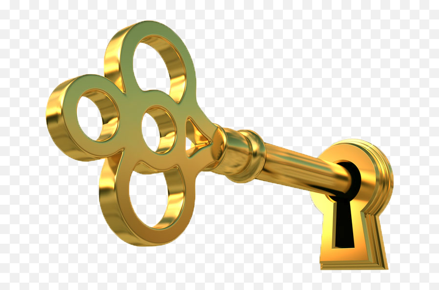 Golden Key Png Image Transparent - Golden Key Png Emoji,Key Png