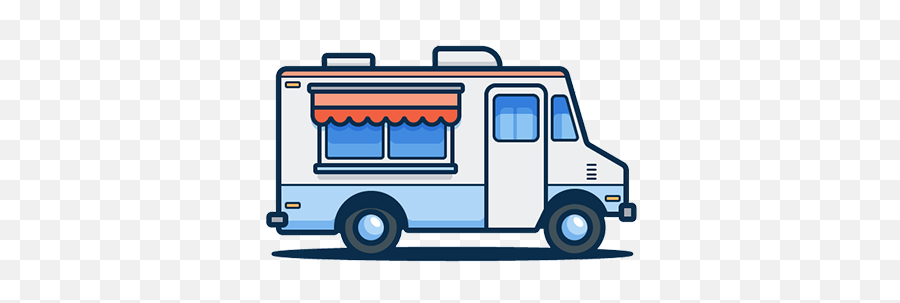 Car Street Food Food Truck Illustration - Lovely Simple Emoji,Food Truck Clipart