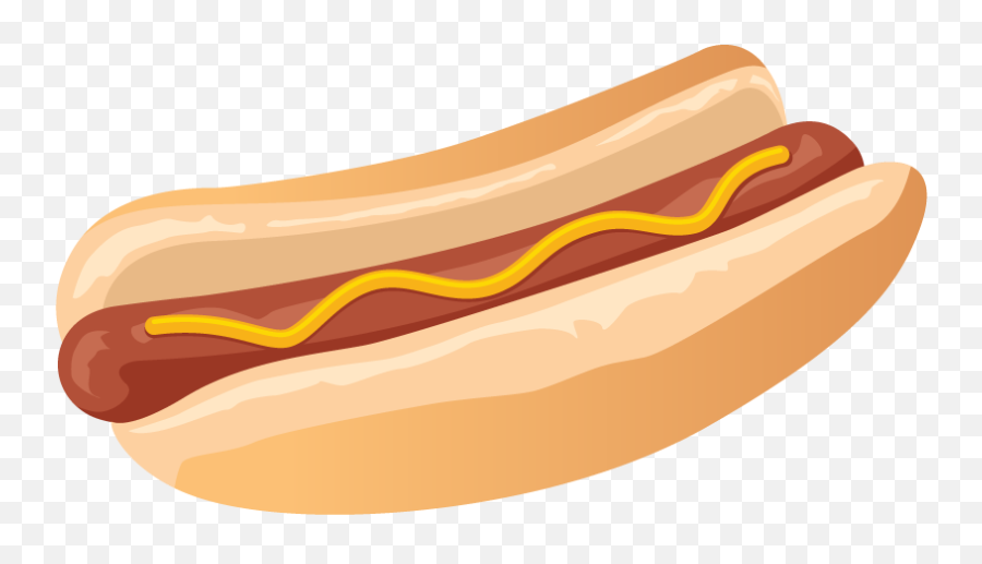 Clipart Transparent Background Hot Dog - Hot Dog Clipart Transparent Emoji,Hot Dog Clipart
