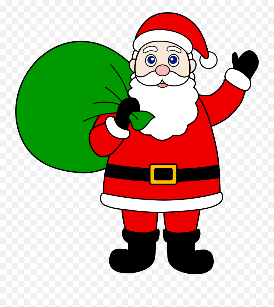 Best Santa Clip Art Emoji,Santa Clipart