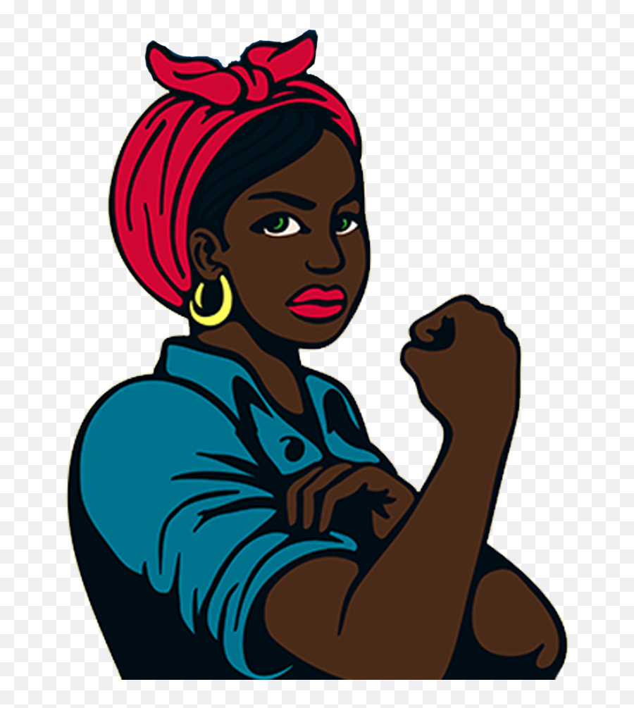 We Can Do It Black Girl Transparent Cartoon - Jingfm We Can Do It Png Black Woman Emoji,Black Girl Clipart