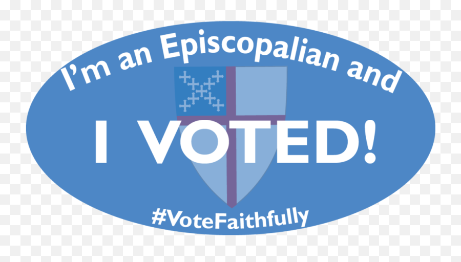 A Message From The Episcopal Public - Episcopalian I Voted Emoji,Vote Png