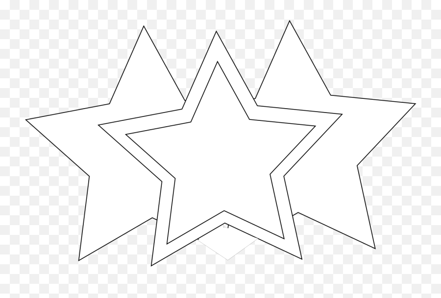 Stars Clip Art At Clkercom - Vector Clip Art Online Dot Emoji,Stars Clipart Black And White