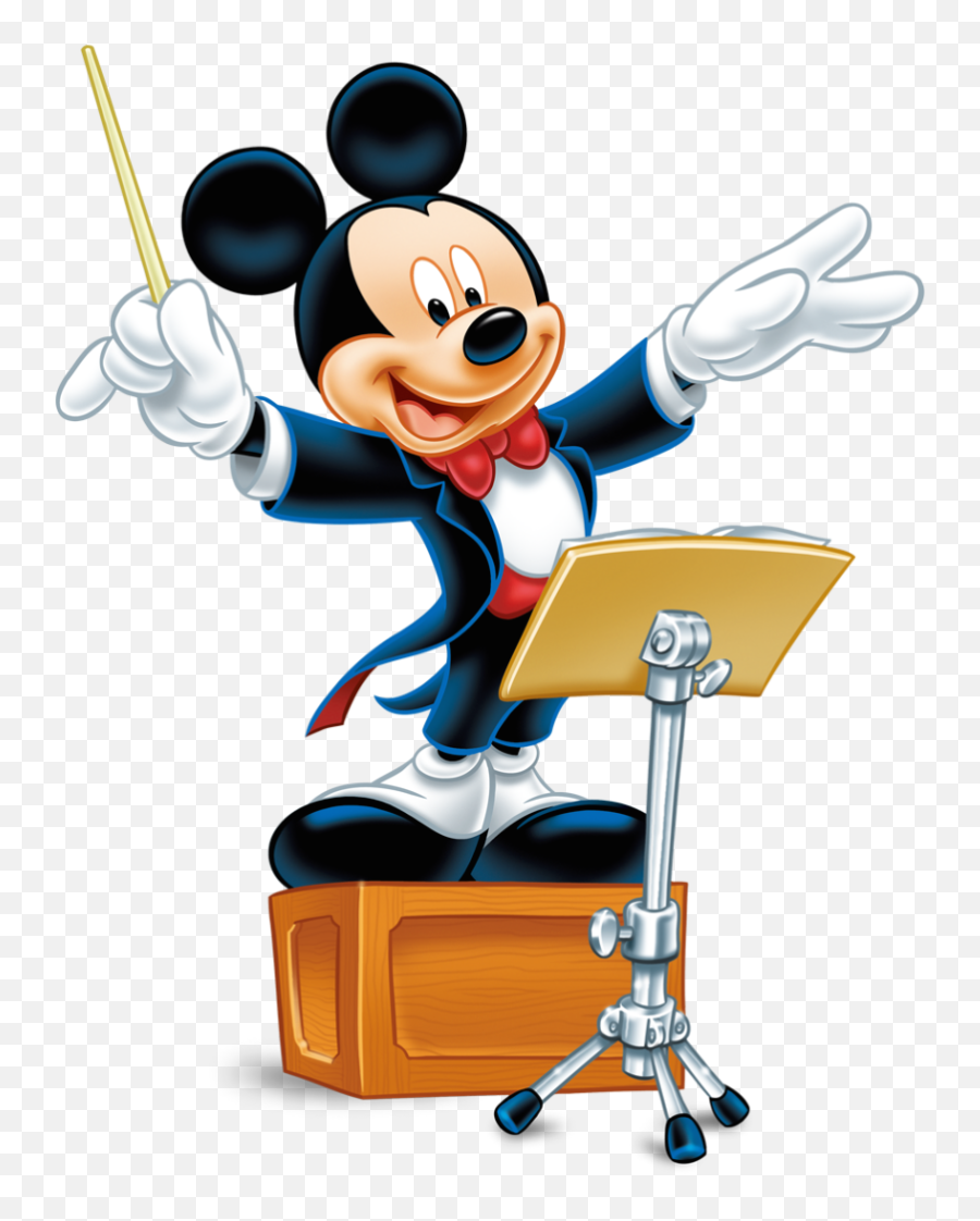 Download Hd Mickey Mouse Png Clipart - Mickey Mouse Conductor Emoji,Mickey Mouse Png