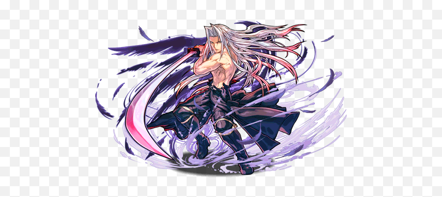 Fighters Generation - Puzzle And Dragons Sephiroth Emoji,Sephiroth Png
