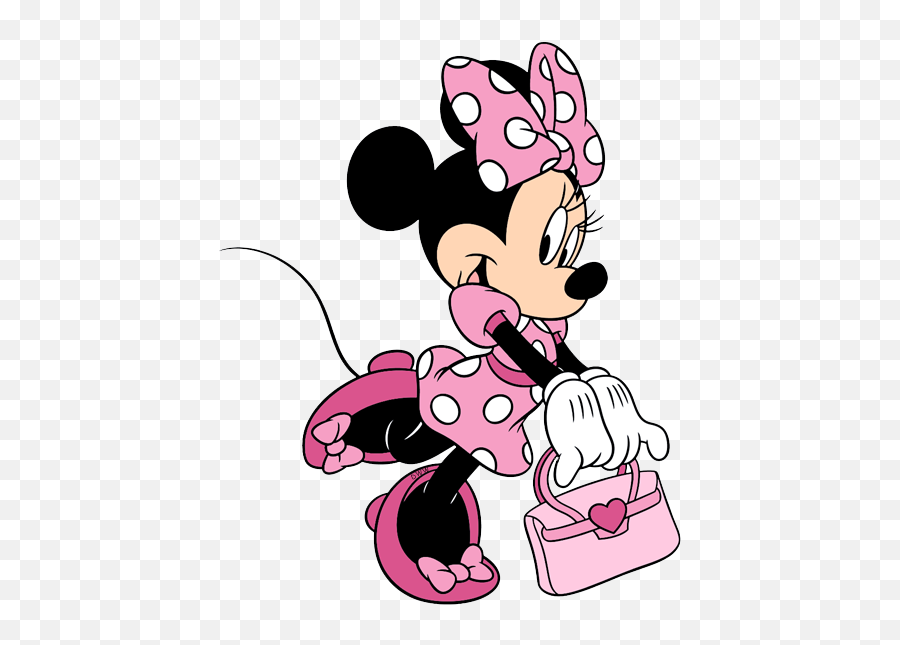 Minnie Mouse Minnie Mouse Pictures Minnie Mouse Images - Minnie Mouse Pink Cartoon Png Emoji,Minnie Mouse Clipart Black And White