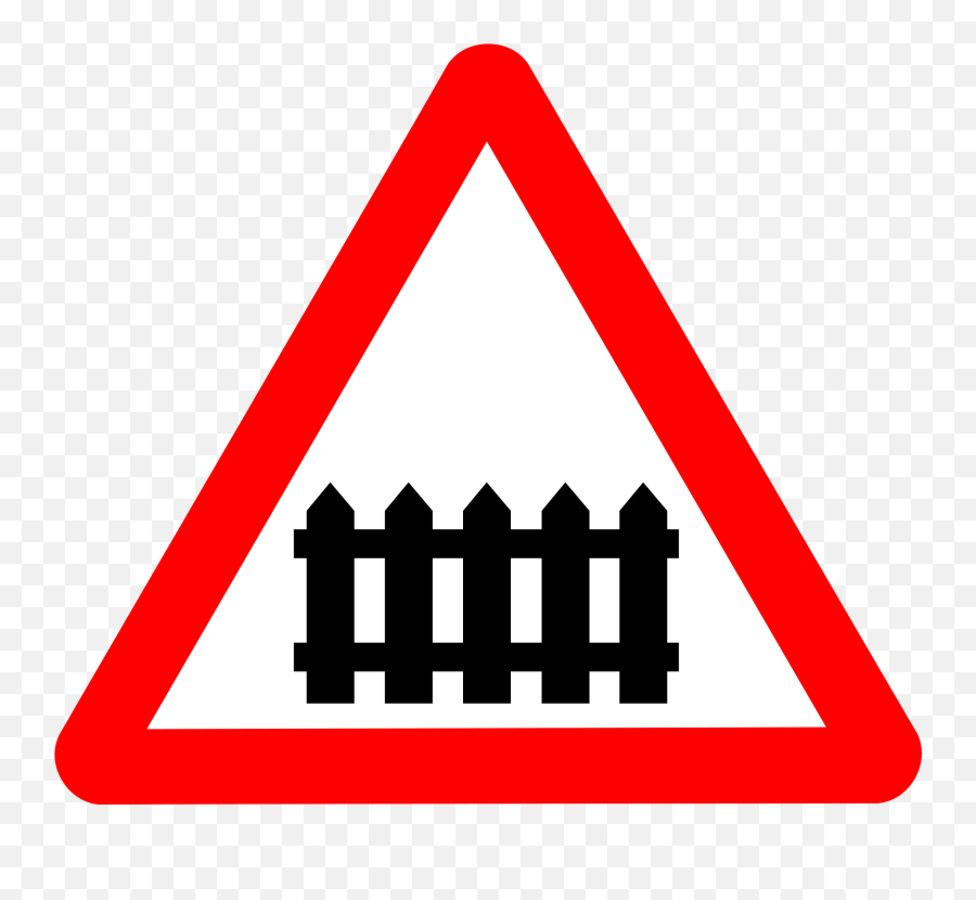 Road Svg Clipart And Png - Traffic Signs Of Railway Crossing Emoji,Straight Road Clipart