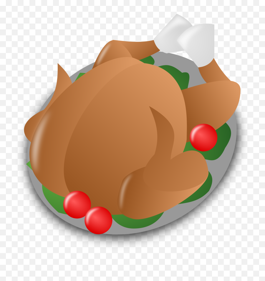 Thanksgiving Turkey Cooked Turkey - Cooked Turkey Cartoon Transparent Emoji,Thanksgiving Turkey Clipart